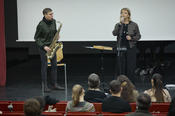 Birgitta Flick (Saxophon), Esther Kaiser (Gesang)