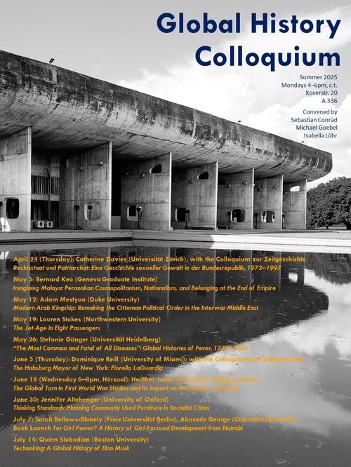 Global History Colloquium: Sarah Bellows-Blakely (Freie Universität Berlin), Abosede George (Columbia University) on "Girl Power? A History of Girl-Focused Development from Nairobi" - Book Launch