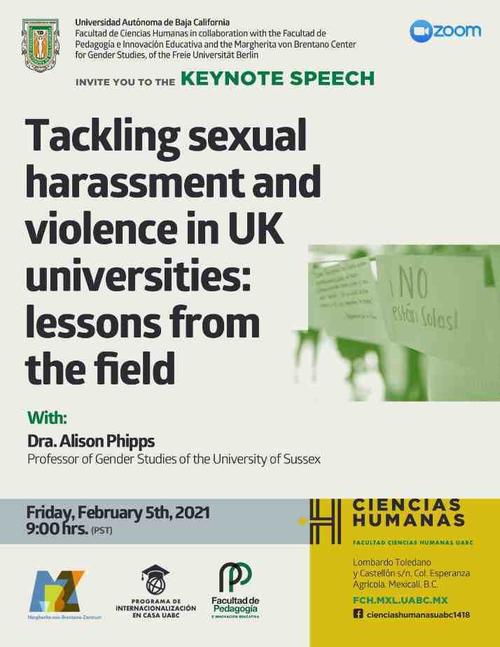 Tackling sexual harassment and violence in universities: seven lessons from the UK, 05.02.2021