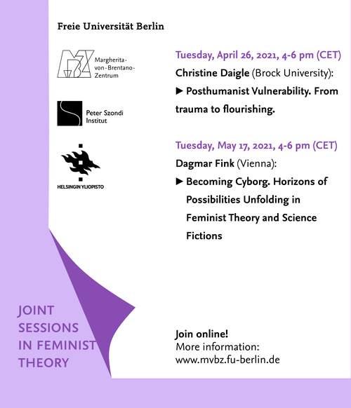 Joint Sessions in Feminist Theory, SuSe 2022