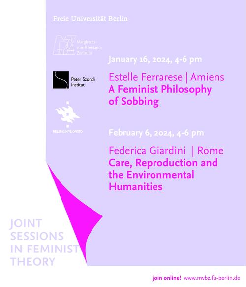 Joint Sessions in Feminist Theory, WiSe 2023/24