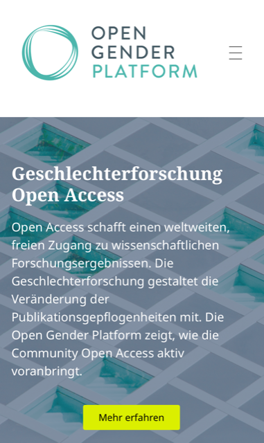 Geschlechterforschung Open Access