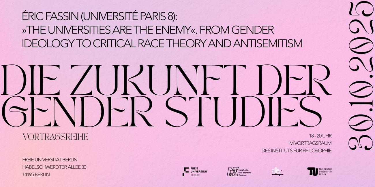 Zukunft der Gender Studies, 30.10.2025