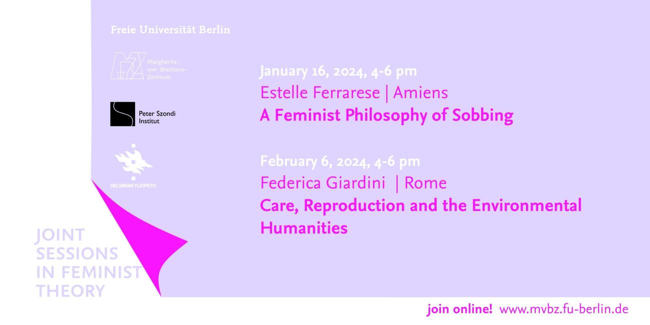 Joint Sessions in Feminist Theory, WiSe 2023/24