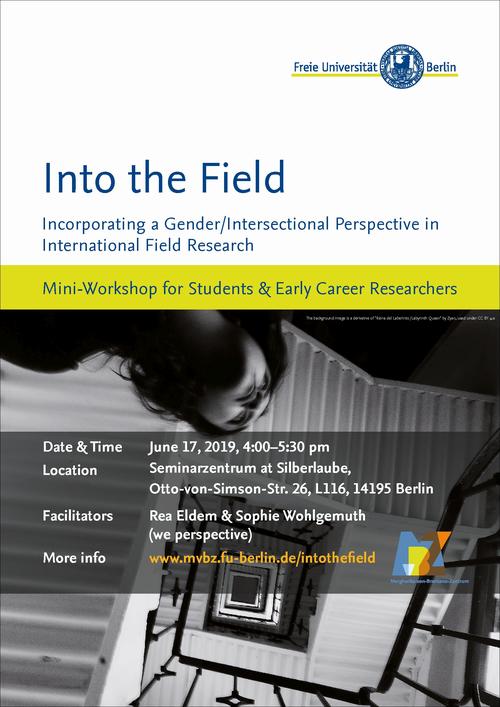 Poster Mini-Workshop “Into the Field”