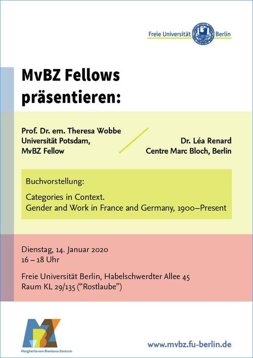 Plakat „MvBZ Fellows präsentieren“, WiSe 2019/20