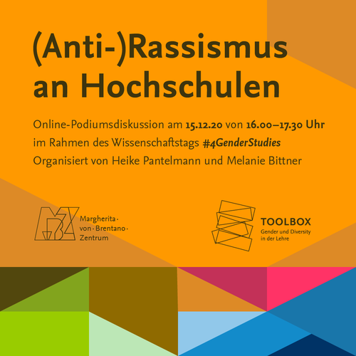 Online-Podiumsdiskussion "(Anti-)Rassismus an Hochschulen", 15.12.2020