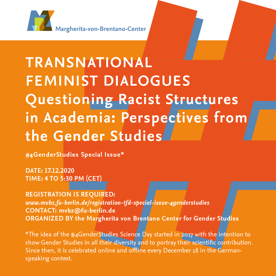Transnational Feminist Dialogues: #4GenderStudies: Special Issue