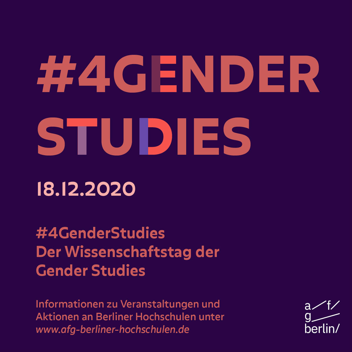 #4GenderStudies, 18.12.2020