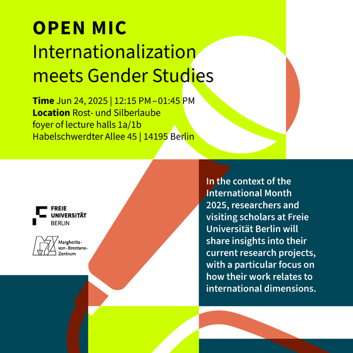 Open Mic: Internationalization meets Gender Studies