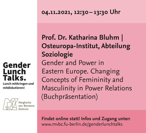 Gender Lunch Talk, 04.11.2021