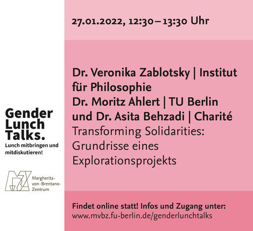 Gender Lunch Talk, 27.01.2022