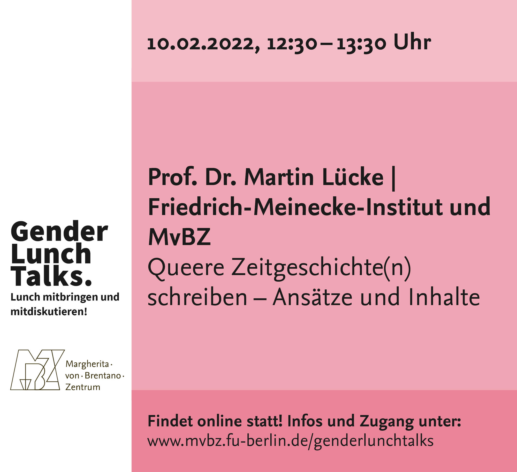 Gender Lunch Talk, 10.02.2022