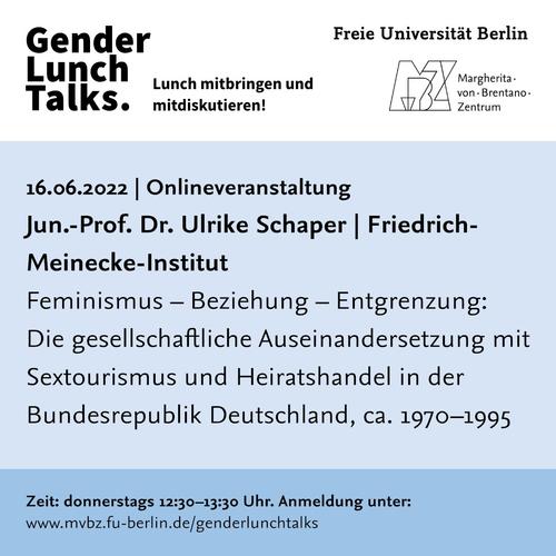 Gender Lunch Talk, 16.06.2022
