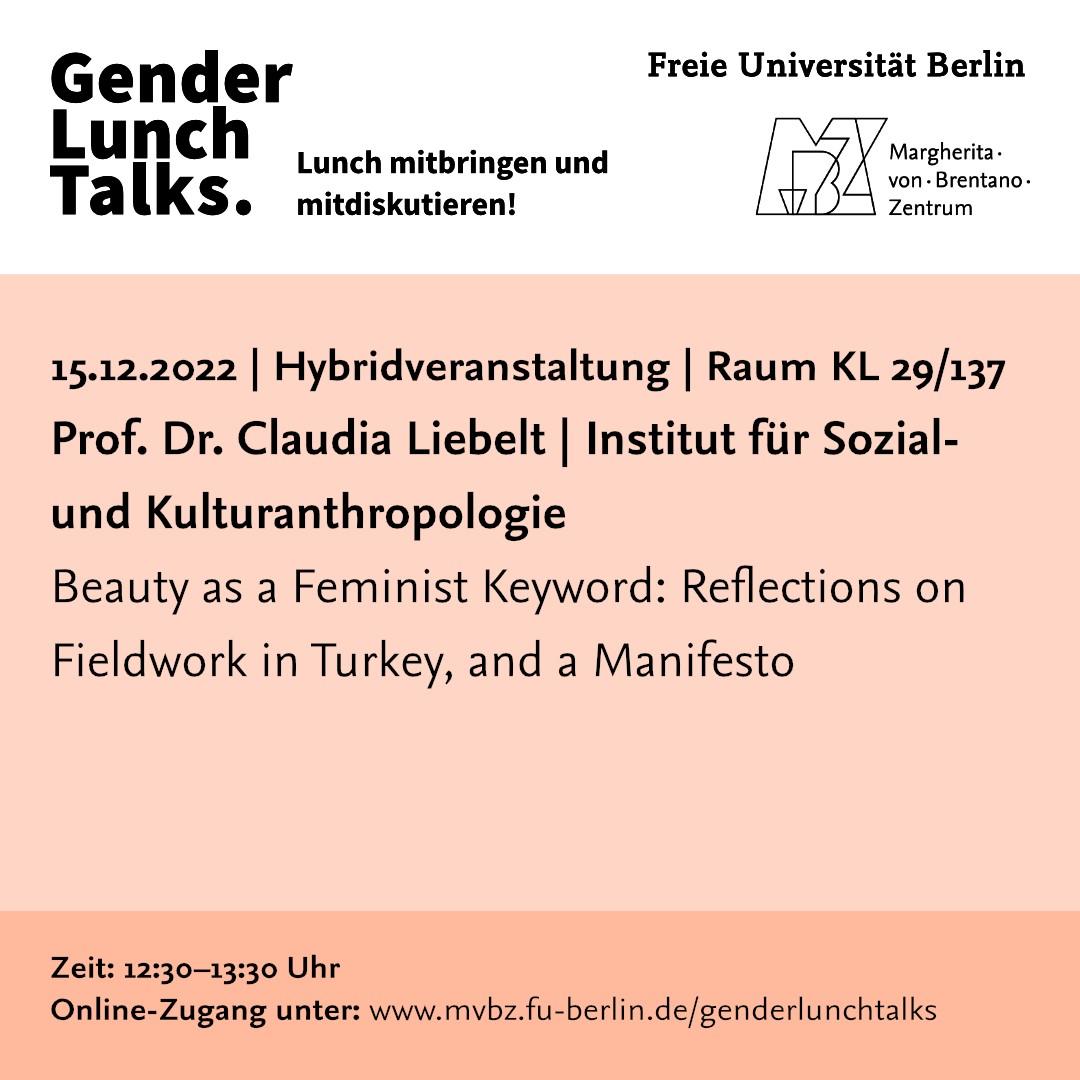 Gender Lunch Talks, 15.12.2022