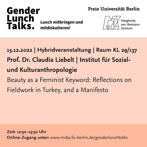 Gender Lunch Talks, 15.12.2022