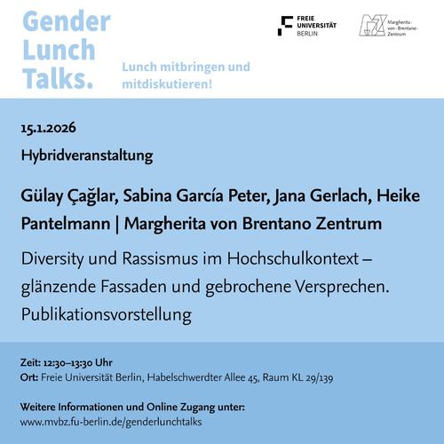Gender Lunch Talks, 15.01.206