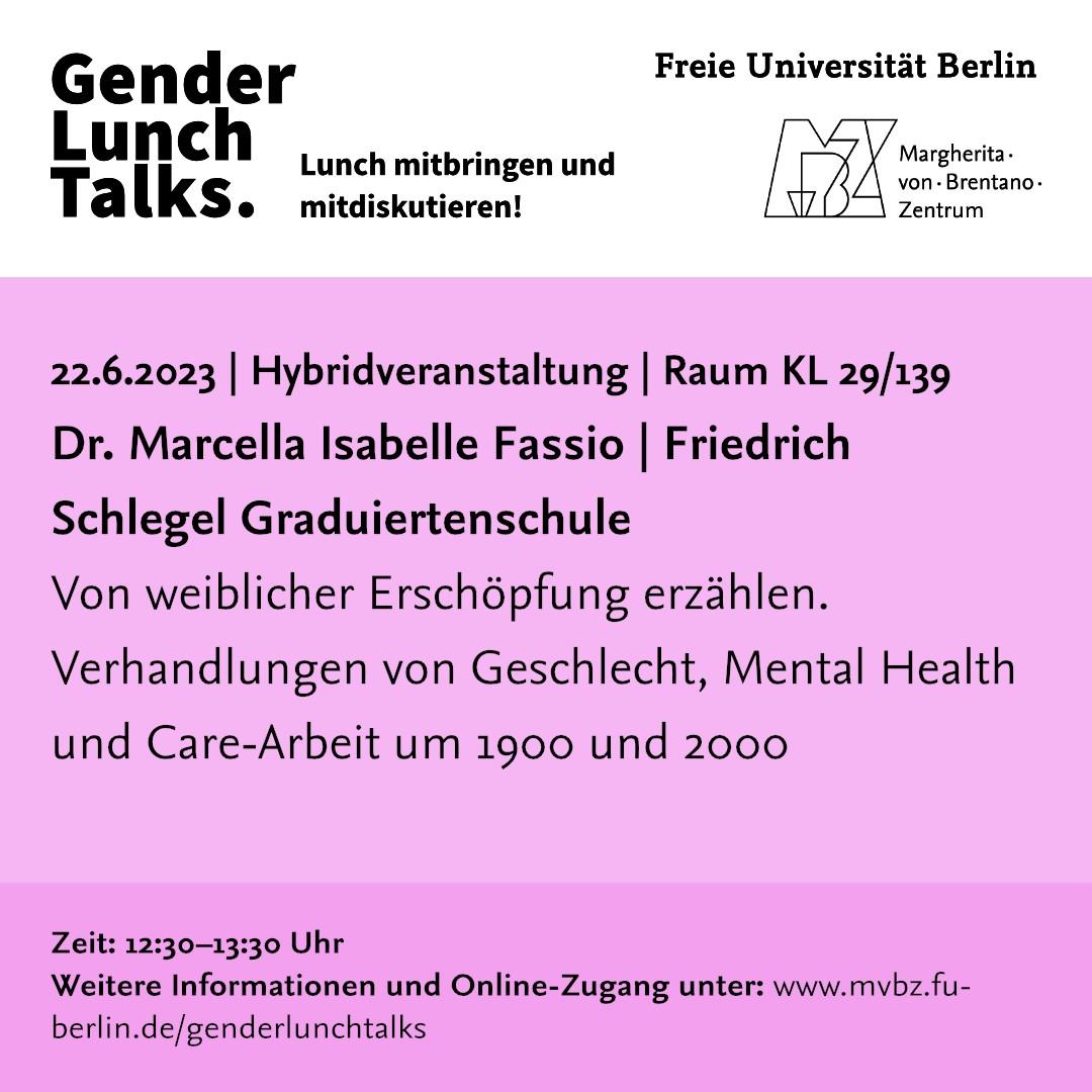 Gender Lunch Talk, 22.06.2023