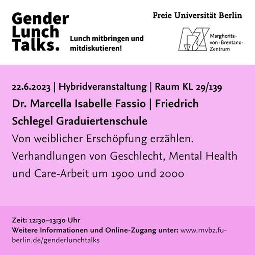 Gender Lunch Talk, 22.06.2023