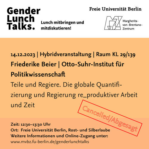 GenderLunchTalks, 14.12.23, WiSe 2023/24